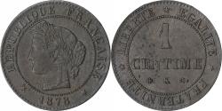 World Coins - France, Centime, Cérès, 1878, Bordeaux, Bronze, , Gadoury:88