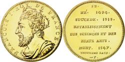 World Coins - France, Medal, Les Rois de France, François Ier, , Copper-Nickel Gilt