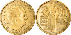 World Coins - Coin, Monaco, 20 Centimes, 1962, , Cupro-Aluminium, KM:E46, Gadoury:MC 147