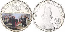 World Coins - France, Medal, Napoleon I, Retour des cendres, Utrecht, Cupronickel, Colorized
