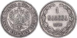 World Coins - Coin, Finland, Alexander III, Markka, 1890, Helsinki, , Silver, KM:3.2