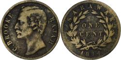 World Coins - Sarawak, Charles J. Brooke, Cent, 1884, Heaton, Bronze,