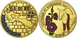 World Coins - France, Token, Ile de Ré, Copper-nickel Aluminium, Souvenirs et Patrimoine