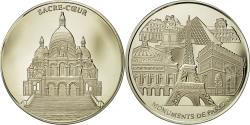 World Coins - France, Medal, Monuments de Paris, Sacré Coeur, Arts & Culture,