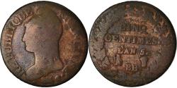 World Coins - Coin, France, Dupré, 5 Centimes, AN 5, Strasbourg, , Bronze, KM:640.4