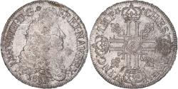 World Coins - Coin, France, Louis XIV, Écu aux 8 L, Ecu, 1691, Rennes, réformé,