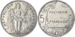 World Coins - French Polynesia, 5 Francs, 1983, Paris, Aluminum, , Lecompte:54, KM:12