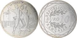 World Coins - France, 10 Euro, Jean-Paul Gaultier (Roussillon dansant), 2017, Paris,