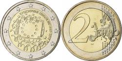 World Coins - Germany, 2 Euro, 2015, Stuttgart, 30 ans   Drapeau européen,