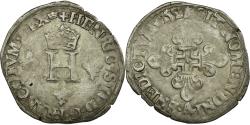 World Coins - Coin, France, Demi Gros de Nesle, 1551, Paris, , Silver, Ciani:1303