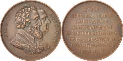 World Coins - France, Medal, Henry IV statue re-establishment, History, Gayrard,