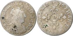 World Coins - France, Louis XIV, 4 Sols des Traitants, 1676, Vimy, Silver,