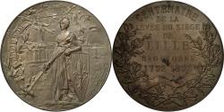 World Coins - France, Medal, Centenaire de la levée du siège de Lille, Rivet,