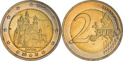 World Coins - GERMANY - FEDERAL REPUBLIC, 2 Euro, BAYERN, 2012, Stuttgart,