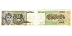 World Coins - Banknote, Yugoslavia, 100 Dinara, KM:105, EF(40-45)