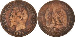 World Coins - Coin, France, 5 Centimes, 1854