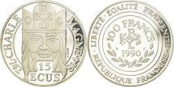 World Coins - Coin, France, 100 Francs-15 Ecus, 1990, Paris, , Silver, KM:989