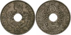 World Coins - FRENCH INDO-CHINA, 5 Cents, 1924, Paris, Copper-nickel, , KM:18