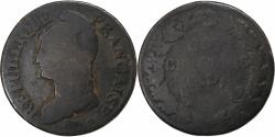 World Coins - France, 5 Centimes, Uncertain date, Paris, Surfrappe du Décime, Copper