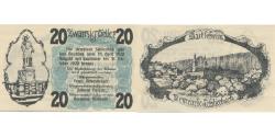 World Coins - Banknote, Austria, Schlierbach, 20 Heller, château, 1920 UNC(63) Mehl:FS 962I