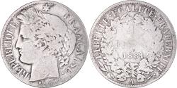 World Coins - Coin, France, Cérès, Franc, 1881, Paris, 1 Franc, , Silver, KM:822.1