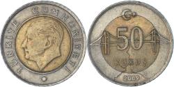 World Coins - Coin, Turkey, 50 Kurus, 2009