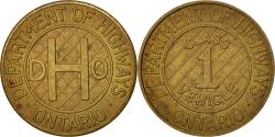 World Coins - Canada, Token, Ontario Department of Highway, , Brass