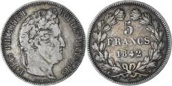 World Coins - Coin, France, Louis-Philippe, 5 Francs, 1842, Lille, , Silver