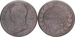 World Coins - Coin, France, Dupré, 5 Centimes, AN 5, Paris, , Copper, Gadoury:126
