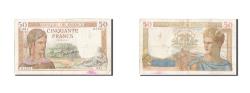 World Coins - Banknote, France, 50 Francs, 50 F 1934-1940 ''Cérès'', 1935, 1935-04-25