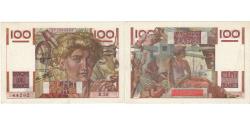 World Coins - France, 100 Francs, Jeune Paysan, 1946, R.29, UNC(63), Fayette:28.2, KM:128a