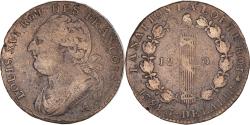World Coins - Coin, France, 12 deniers françois, 12 Deniers, 1791 - An 3, Paris,