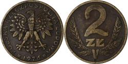 World Coins - Poland, 2 Zlote, 1976, Warsaw, Brass, , KM:80.1