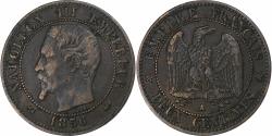 World Coins - France, Napoleon III, 2 Centimes, Napoléon III, 1856, Paris, Bronze,