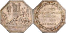 World Coins - France, Token, Société d'Agriculture, Sciences et Arts de Meaux, Silver
