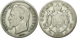 World Coins - Coin, France, Napoleon III, Napoléon III, 2 Francs, 1866, Bordeaux,