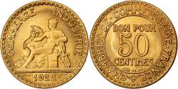 World Coins - Coin, France, Chambre de commerce, 50 Centimes, 1922, Paris,