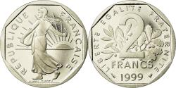 World Coins - Coin, France, Semeuse, 2 Francs, 1999, Paris, BE, , Nickel, KM:942.2