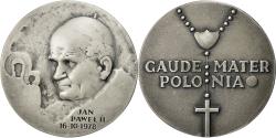 World Coins - France, Medal, Jean Paul II, Gaude Mater Polo Nia, 1978, Sikora,