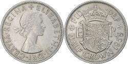 World Coins - Coin, Great Britain, Elizabeth II, 1/2 Crown, 1958, , Copper-nickel