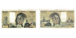 World Coins - France, 500 Francs, Pascal, 1975, U.54, EF(40-45), Fayette:71.13, KM:156c