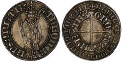 World Coins - Bishopric of Metz, Thierry V Bayer of Boppard, Gros, 1365-1383, Metz, Silver