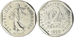World Coins - Coin, France, Semeuse, 2 Francs, 1999, Paris, FDC, , Nickel, KM:942.1