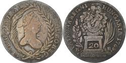 World Coins - Austria, Maria Theresa, 20 Kreuzer, 1765, Vienna, Silver,