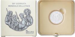 World Coins - Vatican, Pope Francis I, 5 Euro, 39th World Day of Peace, Proof, 2017, Silver