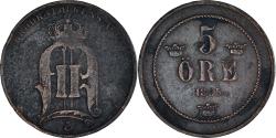 World Coins - Coin, Sweden, Oscar II, 5 Öre, 1885, , Bronze, KM:736