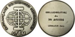 World Coins - France, Medal, Compagnie Française d'Entreprises Métalliques, , Silvered
