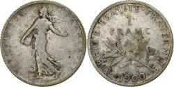 World Coins - France, Franc, Semeuse, 1900, Paris, Silver, , Gadoury:467, KM:844.1