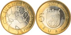 World Coins - Finland, 5 Euro, Province d'Åland, 2011, Vantaa, , Bi-Metallic, KM:177