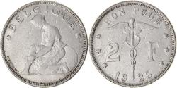 World Coins - Coin, Belgium, 2 Francs, 2 Frank, 1923